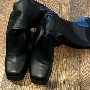 Steve Madden Phoenix Knee High Platform Boots, Size 5